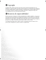 Preview for 2 page of BenQ Mainstream MP720 (Spanish) Manual Del Usuario