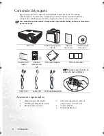 Preview for 12 page of BenQ Mainstream MP720 (Spanish) Manual Del Usuario