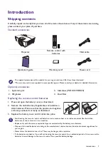 Предварительный просмотр 7 страницы BenQ MH5005 User Manual