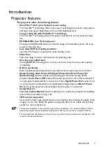 Preview for 7 page of BenQ MH520H User Manual