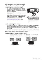 Preview for 19 page of BenQ MH530 User Manual