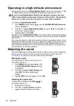 Preview for 42 page of BenQ MH534 User Manual