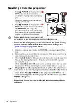 Предварительный просмотр 44 страницы BenQ MH534 User Manual