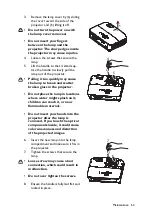 Предварительный просмотр 63 страницы BenQ MH534 User Manual