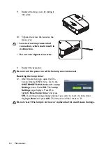 Preview for 64 page of BenQ MH534 User Manual