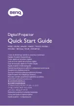 Предварительный просмотр 1 страницы BenQ MH535 Quick Start Manual