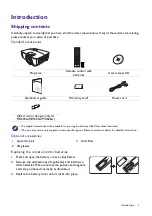 Preview for 7 page of BenQ MH606 User Manual