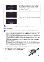 Предварительный просмотр 38 страницы BenQ MH606 User Manual