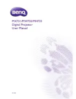 BenQ MH733 User Manual preview