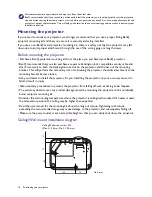 Preview for 16 page of BenQ MH733 User Manual