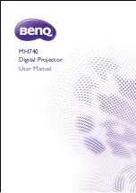 BenQ MH740 User Manual preview