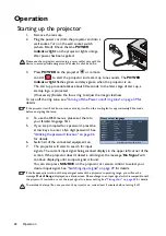 Предварительный просмотр 22 страницы BenQ MH740 User Manual