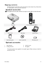 Предварительный просмотр 8 страницы BenQ MH750 User Manual