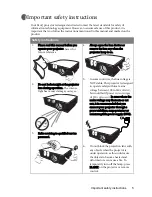 Предварительный просмотр 5 страницы BenQ MP511 - SVGA DLP Projector User Manual