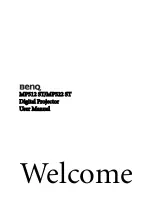 Preview for 1 page of BenQ MP512 - SVGA DLP Projector User Manual