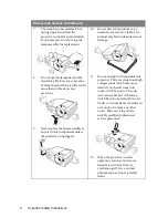 Предварительный просмотр 4 страницы BenQ MP512 - SVGA DLP Projector User Manual