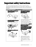 Preview for 3 page of BenQ MP515ST User Manual