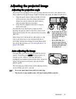 Preview for 21 page of BenQ MP524 User Manual