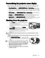 Preview for 37 page of BenQ MP524 User Manual