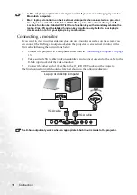 Предварительный просмотр 22 страницы BenQ MP610 - SVGA DLP Projector User Manual