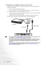 Preview for 26 page of BenQ MP610 - SVGA DLP Projector User Manual