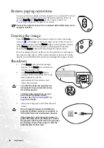 Предварительный просмотр 32 страницы BenQ MP610 - SVGA DLP Projector User Manual