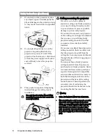 Preview for 6 page of BenQ MP623 User Manual