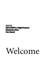 Preview for 1 page of BenQ MP721 - XGA DLP Projector User Manual