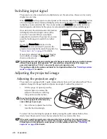 Preview for 32 page of BenQ MP721 - XGA DLP Projector User Manual