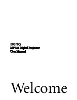 Preview for 1 page of BenQ MP722 - XGA DLP Projector User Manual