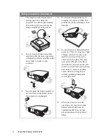 Предварительный просмотр 4 страницы BenQ MP722 - XGA DLP Projector User Manual