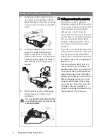 Preview for 6 page of BenQ MP722 - XGA DLP Projector User Manual