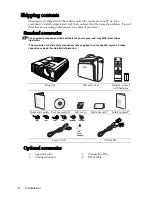 Preview for 8 page of BenQ MP722 - XGA DLP Projector User Manual