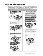 Preview for 3 page of BenQ MP722ST User Manual