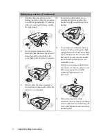 Preview for 4 page of BenQ MP722ST User Manual