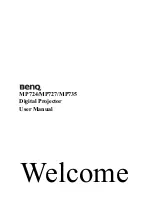 BenQ MP724 User Manual preview