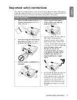 Preview for 3 page of BenQ MP724 User Manual