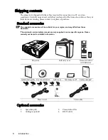 Preview for 8 page of BenQ MP730 - WXGA DLP Projector User Manual