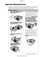 Preview for 3 page of BenQ MP776 - XGA DLP Projector User Manual