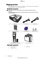 Preview for 8 page of BenQ MP776 - XGA DLP Projector User Manual