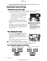 Preview for 24 page of BenQ MP776 - XGA DLP Projector User Manual