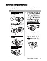 Preview for 3 page of BenQ MP77& User Manual