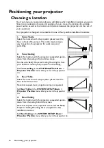 Предварительный просмотр 16 страницы BenQ MP780 ST User Manual