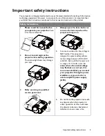 Preview for 3 page of BenQ MP780 ST+ User Manual