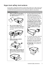 Preview for 3 page of BenQ MS3081+ User Manual