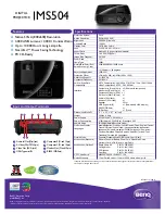 Preview for 1 page of BenQ MS504 Limited Warranty