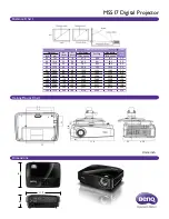 Preview for 2 page of BenQ MS517 Specifications