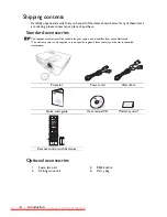 Preview for 8 page of BenQ MS616ST User Manual