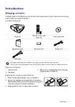 Preview for 7 page of BenQ MU641 User Manual