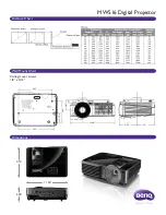 Предварительный просмотр 2 страницы BenQ MW516 Datasheet